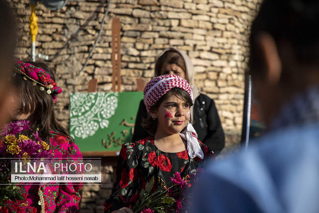جشن مهرگان در غار کرفتو دیواندره 