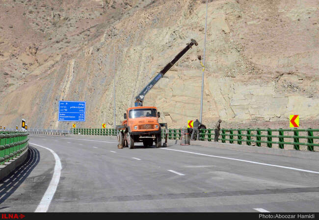  مراحل تکمیل آزادراه قزوین رشت محدوده منجیل رودبار