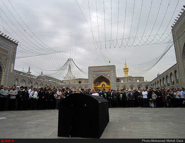 مراسم تشییع پیکر آیت الله خزعلی-مشهد