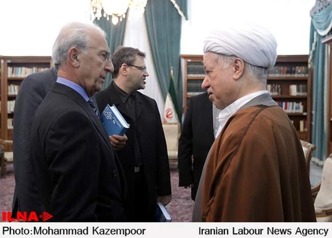 دیدار پرفسور سمیعی با آیت الله هاشمی رفسنجانی