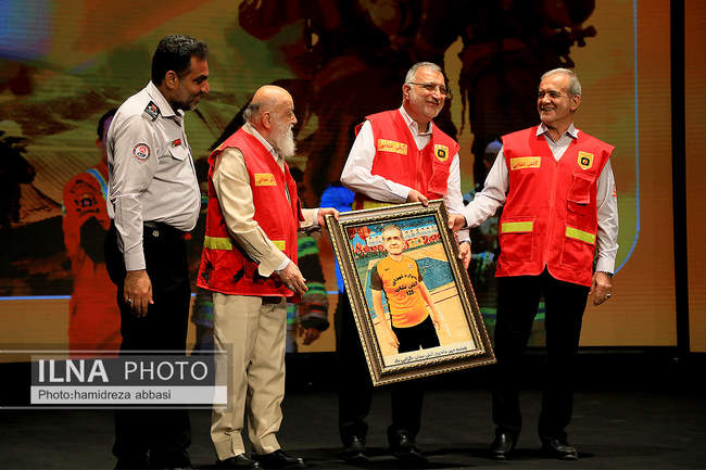 مراسم گرامیداشت روز آتش‌نشان با حضور رئیس‌جمهور