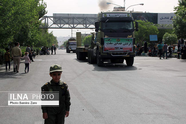 مراسم رژه روز ارتش درشیراز