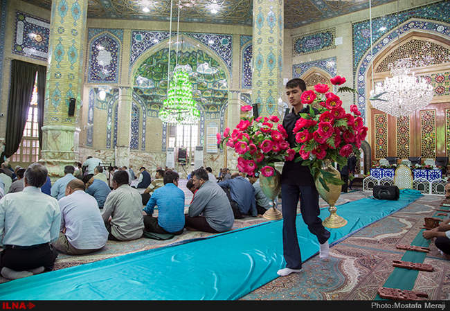 آئین جزء خوانی قرآن کریم در مسجد مقدس جمکران