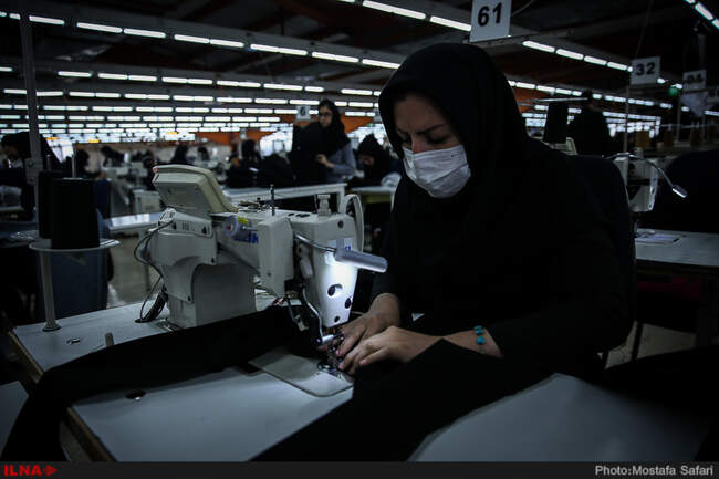 بازدید معاون توسعه اشتغال وزیر تعاون، کار و رفاه اجتماعی از کارخانه روناک جین