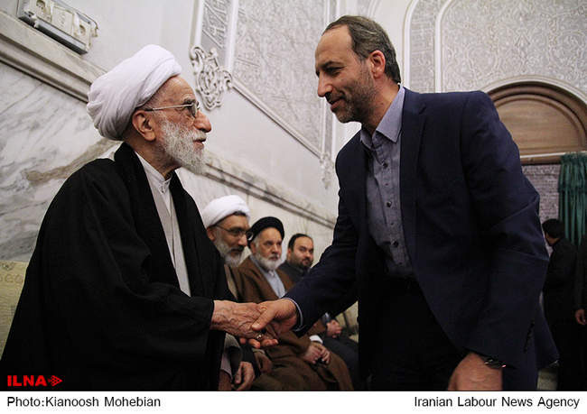 مراسم ترحیم همسر آیت الله جنتی