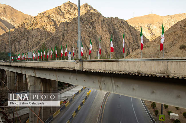 بازدید رئیس بنیاد مستضعفان از باند شرقی فاز ۲ آزادراه تهران شمال