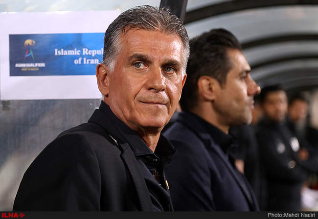 مسابقه فوتبال بین دوتیم ایران و کره جنوبی