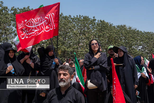 Funeral ceremony of the martyred revolutionary leader