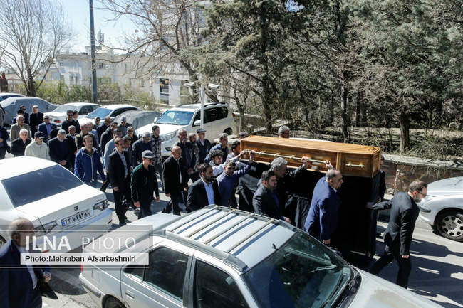 مراسم تشییع پیکر عبدالمجید ارفعی