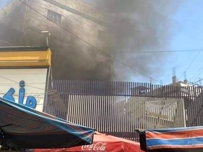 وقوع آتش‌سوزی در کاظمین عراق
