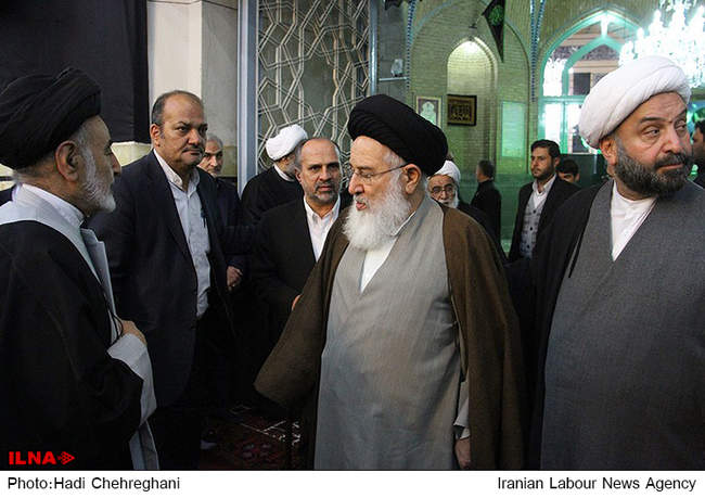 مراسم ترحیم والده رئیس جمهور در قم