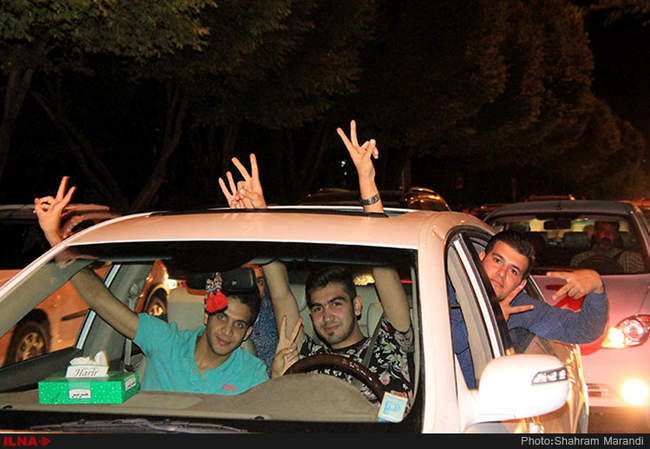 جشن هسته ای در اصفهان