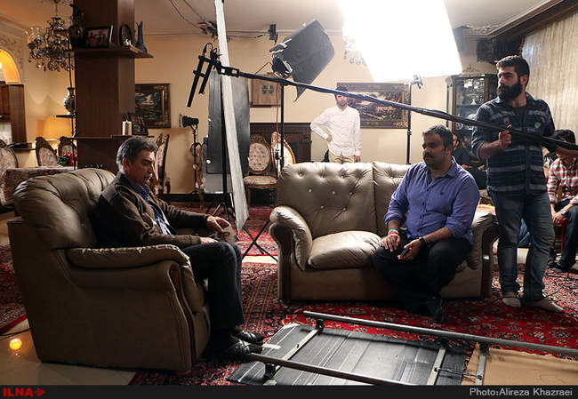 بازدید خبرنگاران از پشت صحنه سریال پریا