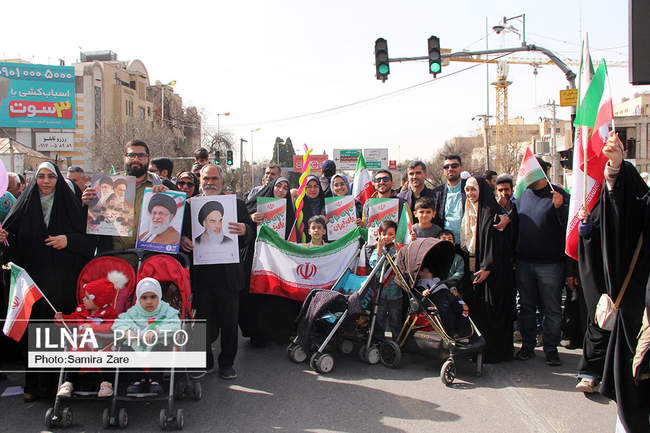 مراسم راهپیمایی ۲۲بهمن - شیراز