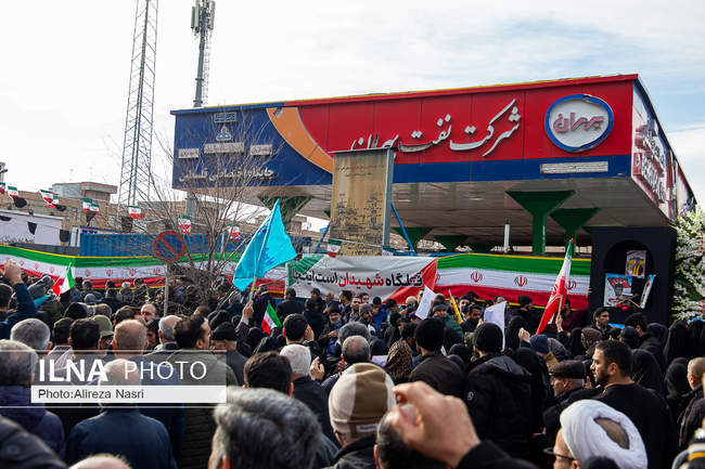 تشییع شهدای مدافع امنیت در قزوین