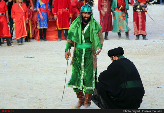 تعزیه حضرت عباس (ع) در بخش اسیر شهرستان مُهر استان فارس