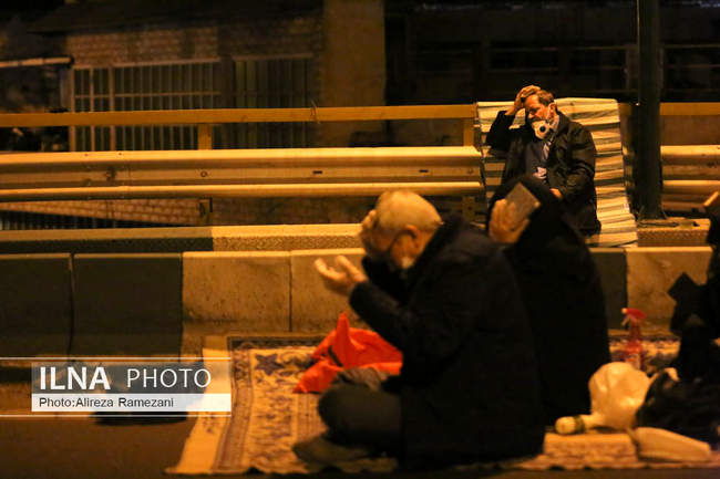 مراسم احیای شب نوزدهم ماه مبارک رمضان در خیابان ری