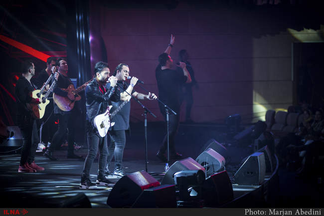 اجرای گروه سون در دومین شب از جشنواره فجر ۳۴ 