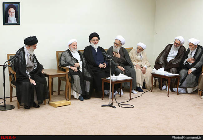 دیدار ‫رئیس و اعضای مجلس خبرگان با رهبر معظم انقلاب