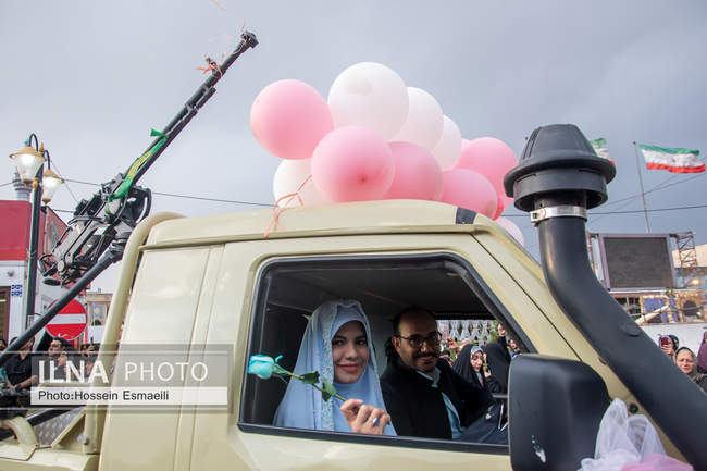  برگزاری جشن ازدواج ۱۰۰۰زوج جان فدا در تهران 