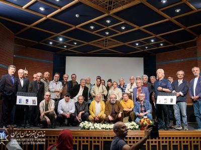 مراسم رونمایی از آثار میهن بهرامی برگزار شد