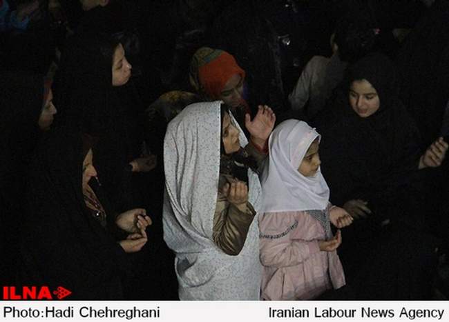 لحظه تحویل سال در حرم حضرت معصومه(س) قم