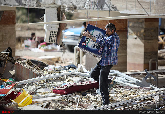 گزارش تصویری از وضعیت ساکنان مسکن مهر در منطقه «سرپل‌ذهاب»