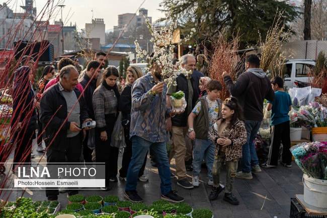 بازار تجریش در روزهای آخر اسفند - تهران