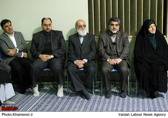 دیدار رهبر انقلاب با فعالان محیط زیست