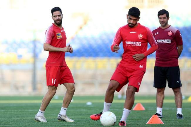 گزارش تصویری: پرسپولیس آماده برگزاری جشن قهرمانی در مسجد سلیمان 