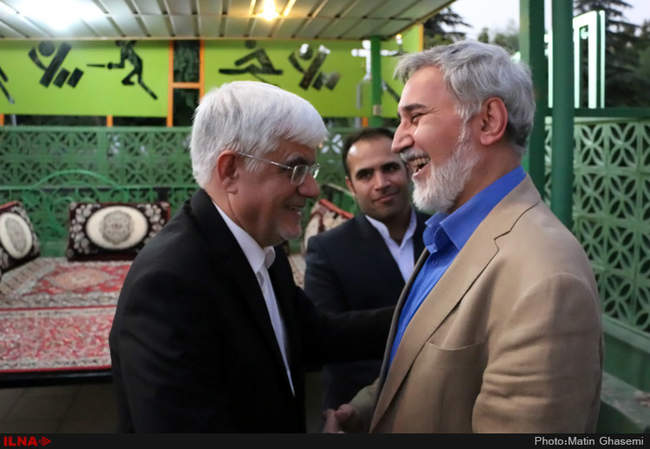 میهمانی افطار محمدرضا عارف 