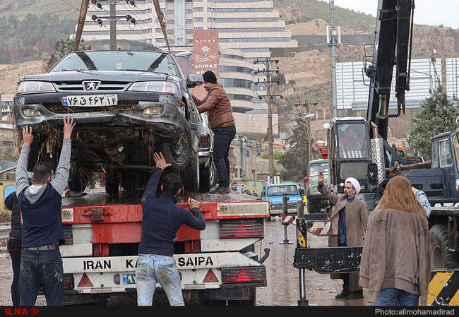 سیل در شیراز 