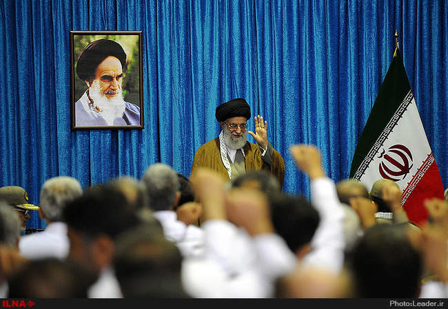 دیدار فرماندهان و مسئولان ارتش با رهبر انقلاب