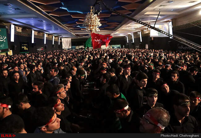 عزاداری ابااعبدالله الحسین(ع) درهیئت رزمندگان اسلام قم