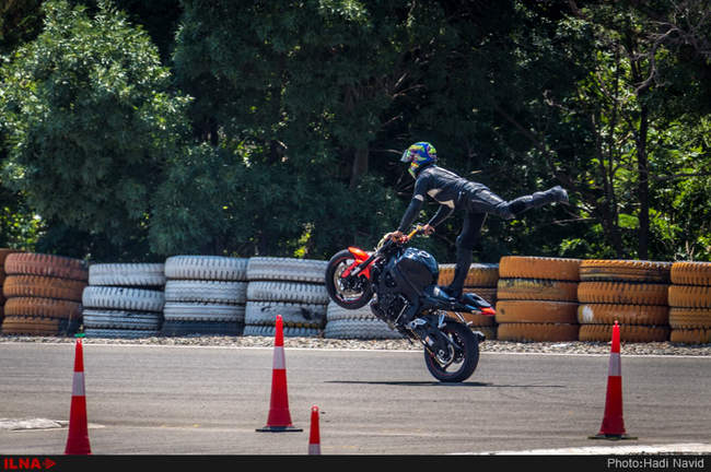 دور دوم مسابقات موتورسواری سرعت ایران