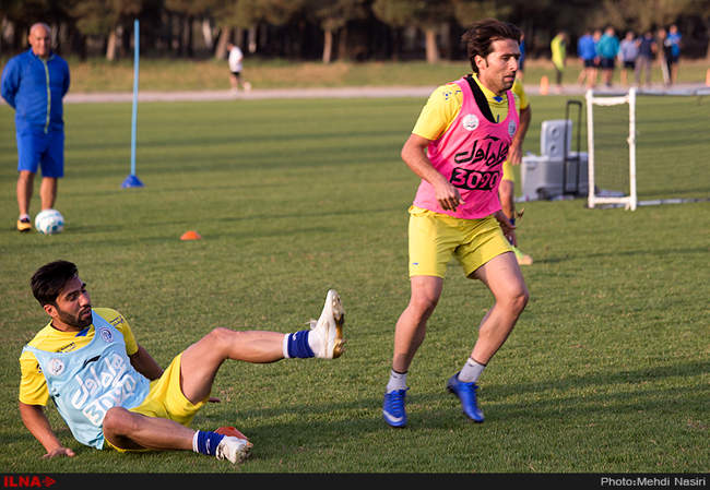 تمرین امروز تیم فوتبال استقلال تهران