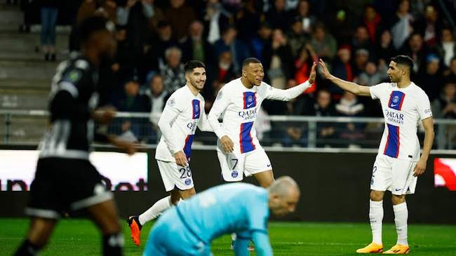 گزارش تصویری دیدار آنژه و پاری سن ژرمن