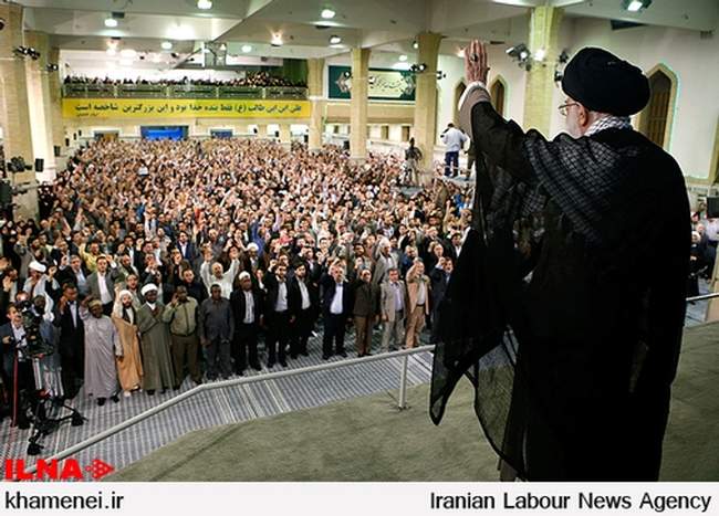 دیدار اقشار مختلف مردم با رهبر معظم انقلاب به مناسبت عید غدیر