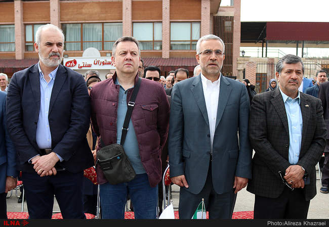 مراسم کاشت 32 درخت به نام شهدای سانچی