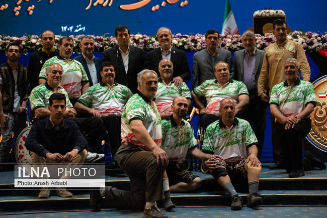 آیین تجلیل از قهرمانان سرافراز پارالمپیک ایران با حضور پزشکیان و دنی