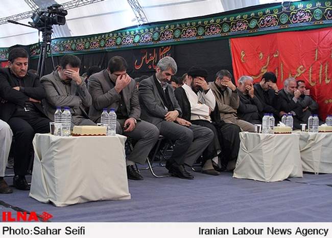 مراسم بهره‌برداری از پروژه پل‌های ارتباطی بزرگراه شهید باکری