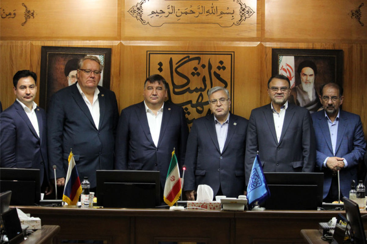 بازدید رئیس دانشگاه فدرال کازان روسیه از دانشگاه شهید بهشتی