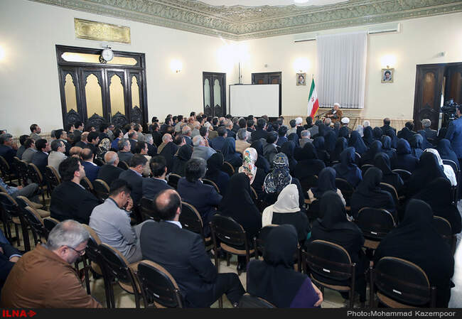 دیدار کارکنان، مدیران و خیرین بنیاد بیماری‌های خاص با آیت‌الله هاشمی رفسنجانی