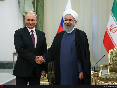 Iranian, Russian presidents meet in Tehran