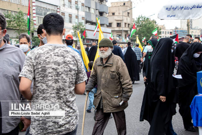 راه‍پمایی روز قدس ۱۴۰۱ در تهران/ ۳