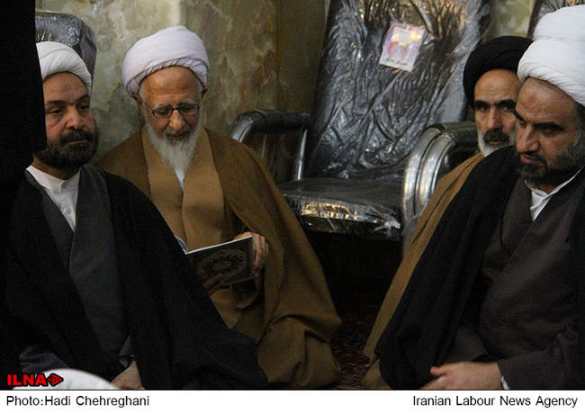 مراسم ترحیم والده رئیس جمهور در قم