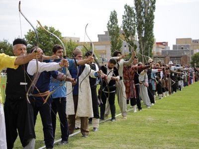قهرمانان مسابقات کمان سنتی کشور مشخص شدند