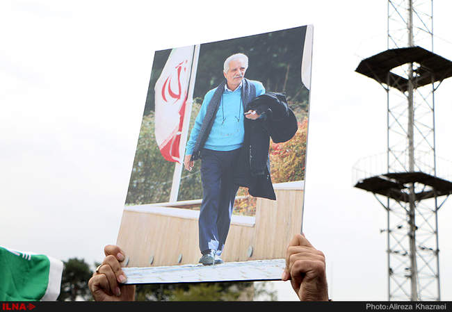 مراسم تشییع زنده یاد منصور پورحیدری