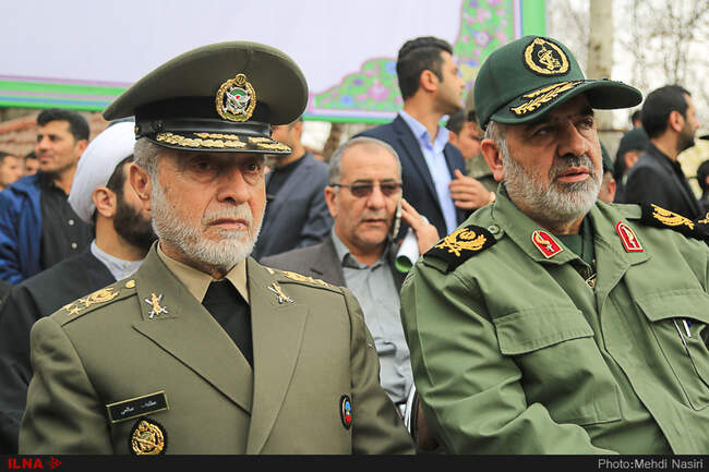مراسم تشییع پیکر سه شهید نیروی انتظامی