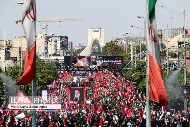 مراسم تشییع پیکر مطهر رهبر شهید انقلاب / 1